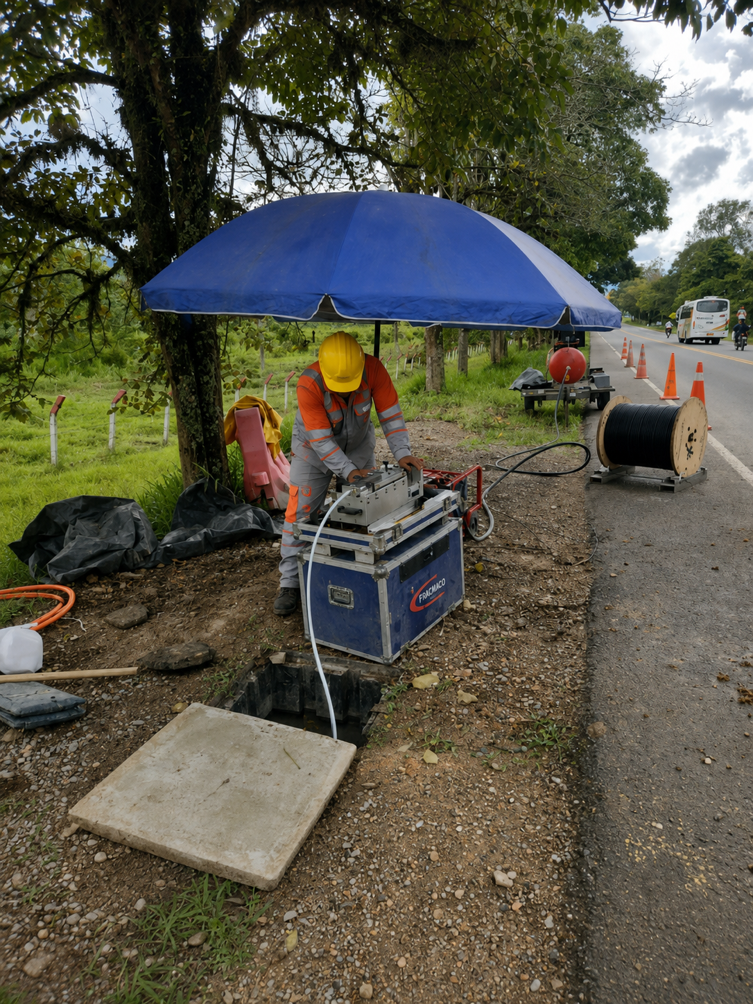 Soplado de fibra óptica Pitalito - San Juan de Villalobos